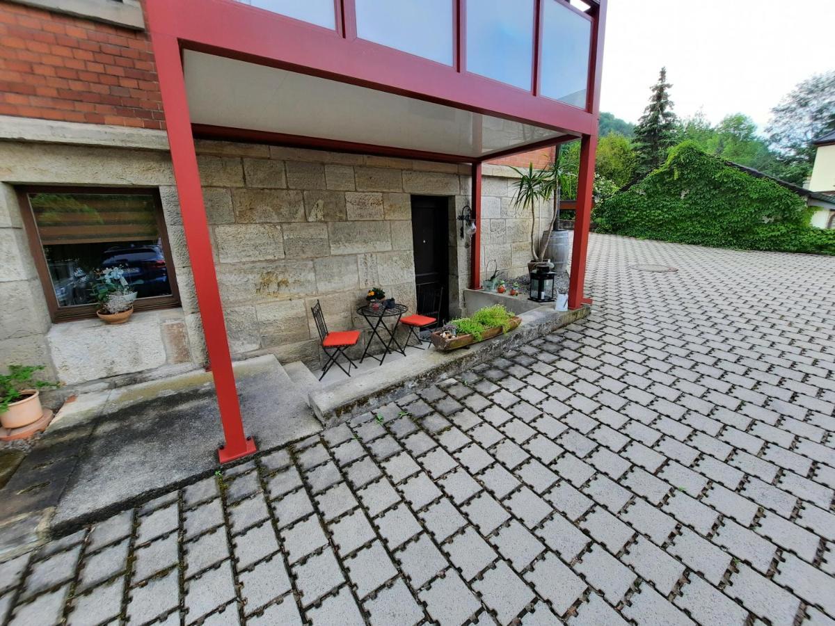 Ferienwohnung Villa Frosch Meiningen Exteriör bild